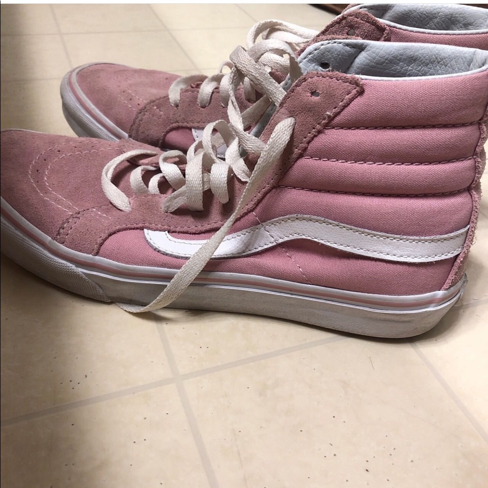 Pink Vans Hightop Sneaker